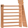 Aire	de jeux Rinagym - Échelle intérieure avec toboggan - Cadre en bois pliable pour enfants, favorise l’équilibre - Peinture et vernis à base	d’eau, Serrure de sécurité - Capacité	de charge de 50 kg (7p7p+slide)