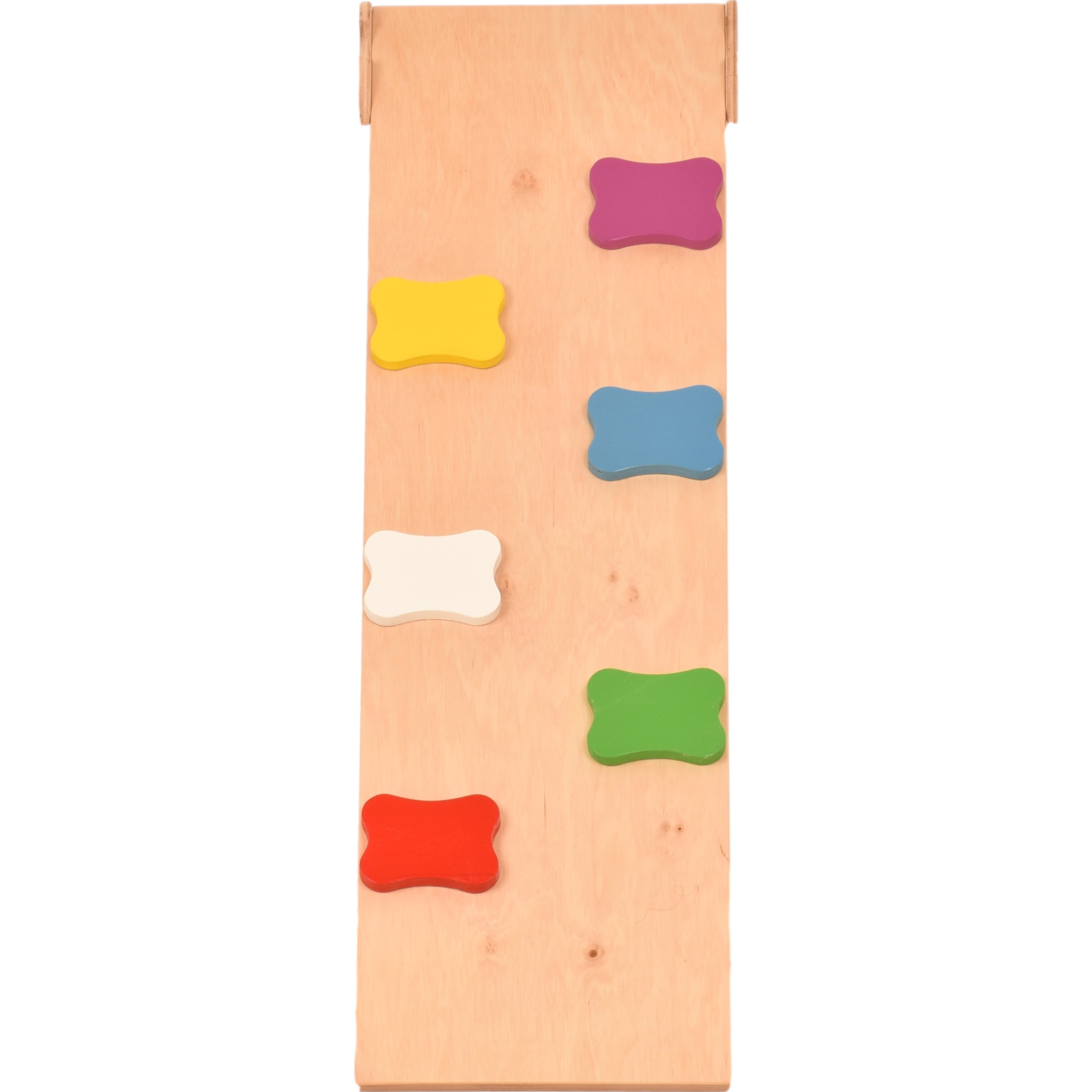 RINAGYM Rutschbrett/Hühnerleiter Zubehör zum Kletterdreieck Rampe 115 * 33 cm (Quadrate)