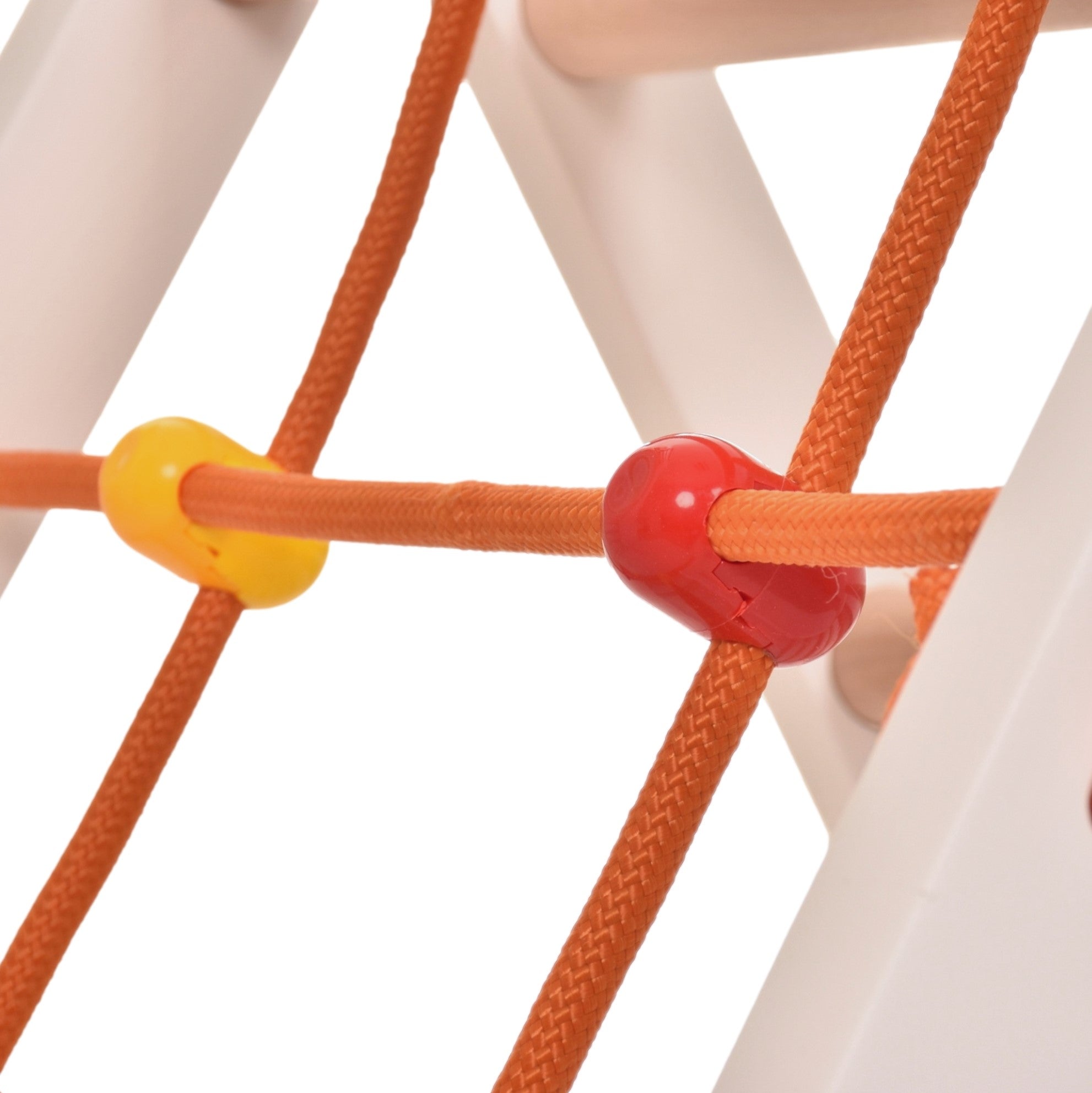 Triangle d'escalade pour enfants - portique d'escalade en bois - échelle, toboggan double face, filet de jeu - aire de jeux intérieure, tour de jeu, tour d'escalade pour enfants