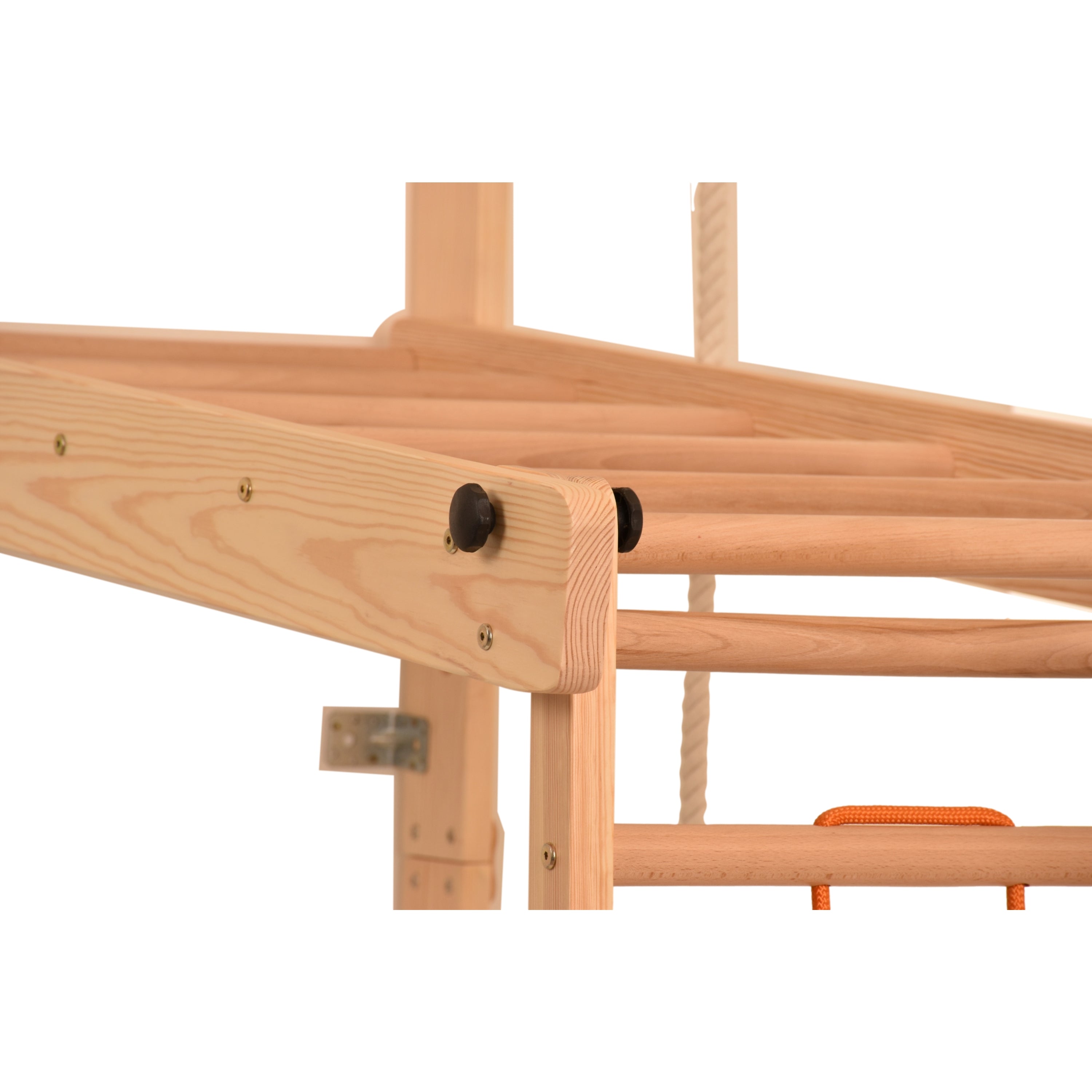 Rinagym climbing wall for children and adults - wall bars for children's rooms - indoor wooden playground - climbing frame - climbing rope - up to 100 kg