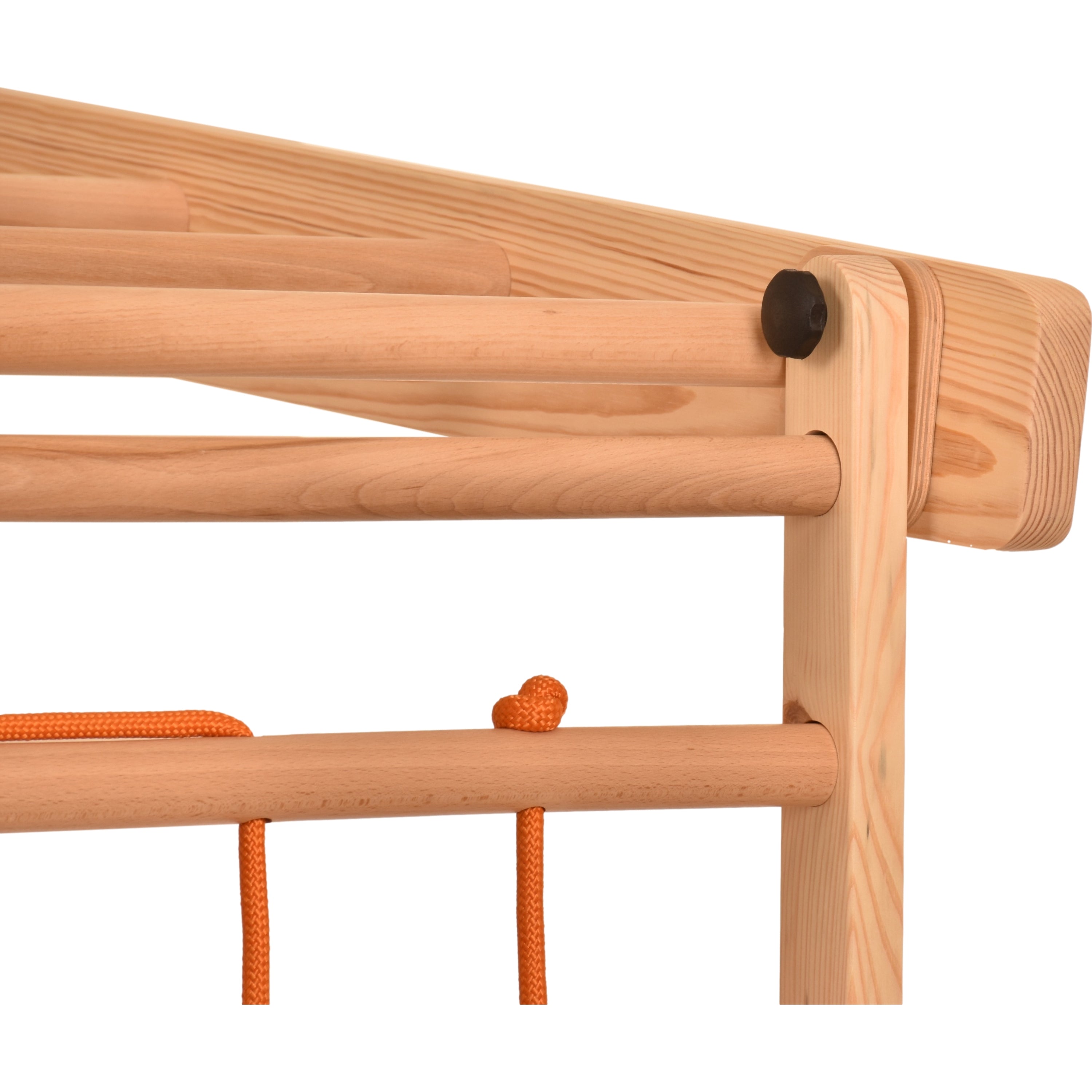 Rinagym climbing wall for children and adults - wall bars for children's rooms - indoor wooden playground - climbing frame - climbing rope - up to 100 kg